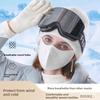 Winter Warm Cycling Mask: Aussie Wool, Windproof, 3D Eye-Care, Breathable Slim Face