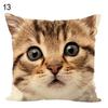 Talos Cute Cat Soft Linen Throw Pillow Case Cushion Cover Home Car Sofa Bed Decor