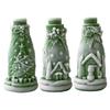 Christmas Embossed Bottle Silicone Candle Mold For Epoxy Resin Making Candle Soap Chocolate Christmas Home Decoration