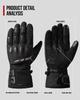 RIDEIRON Motorcycle Gloves, Winter, Waterproof, Smartphone Compatible, Cold Weather, Windproof, Protective, Fleece-Lined, Non-Slip, Unisex