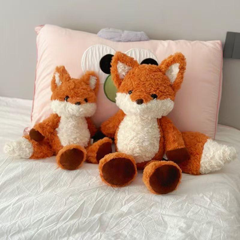 

Running Fox Plush Pillow Doll: Cute Stuffed Toy Gift for Girls & Wedding Toss 35 cm