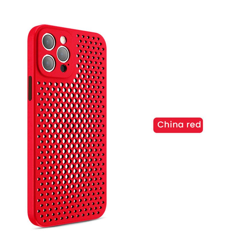 Warmteafvoer Ademend Koelhoesje Voor iPhone 16 15 14 13 12 11 Pro Max XR XS Max X 7 8P 6s 14 15 Plus Zachte Siliconen Schokbestendige Bumperhoes