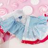American Diner-Style Apron Dress [For 10-15cm] Pink [Used]