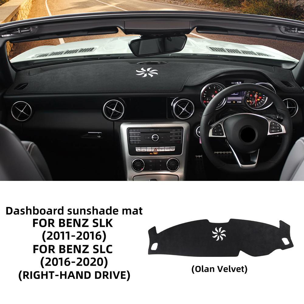 Car Dashboard Cover Pad For Mercedes Benz SLK SLC R172 2011-2020 Anti-UV Sunshade Protector Dash Mat Non-slip Pads