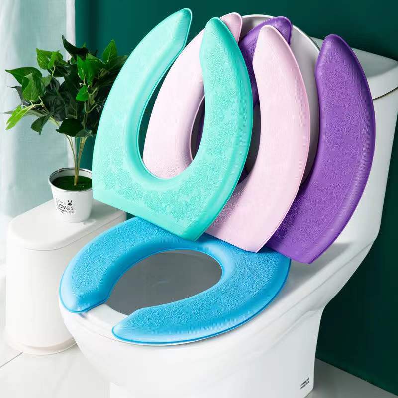 1 Pc Universal Toilet Seat Cushion Waterproof Foam Paste Toilet Seat
