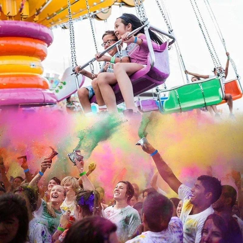 100pcs Disposable Waterproof Paper Wristband Bracelet Playground Marker Paper Bracelet Event Party Counting Bracelet