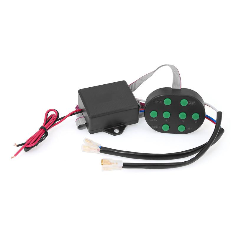 12-24V Car Truck Air Horn Controller Musical Air Horn 56 Melodies Car Horn Controller 8 Sound Effects Car Motor Relay