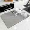 Countertop Drain Pad Bar Suction Quick-Drying Pad Kitchen Bathroom Diatom Mud Washing Table Coffee Table Dining Table Heat Insulation Pad