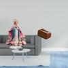 Nativity Scene Sculpture Table Centerpiece Acrylic Standing Decor Tissue Holder Cover Smooth