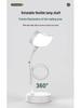 Rechargeable Eye-Care Table Lamp for Dorms – Ideal for Students, Bedside, or Desktop Use