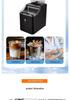 Fully Automatic Ice Cube Maker for Home, Office, or Outdoor Use