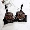 Sexy reine Begierde Spitzen-Dessous-Set, Minimizer Push-Up Anti-Hänge-BH-Set für Frauen mit großer Oberweite für den Herbst