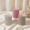 Luxury Diamond-Studded Cotton Swab Storage Box 3 Colors High-end Cotton Pad Storage Jar with Lids Toothpick Box Home Desktop