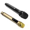 Home Wireless Microphone 1 for 1 80Hz To 15KHz Handheld Microphone with LED Screen for Outdoor Home Conference Microphone