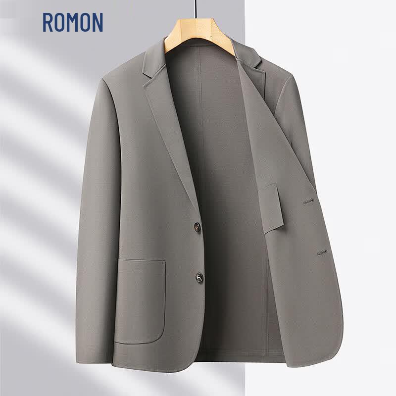 ROMON Men s Spring/Summer Business Casual Blazer 52