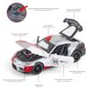 1/32 Toyota Supra GT4 Concept Alloy Sports Car Model Diecast Metal Toy Vehicles Model Simulation Sound and Light Kids Toy Gift