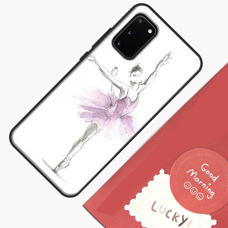 Ballerina Ballet Dance Girl Phone Case For Samsung Galaxy S26 S25 Ultra S20 S21 S22 S23 S24 S10 Plus S25 FE Cover Shell