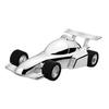 Money Box - Zilverstad - 6357261 - Racing Car - Lacquered Silver - Child