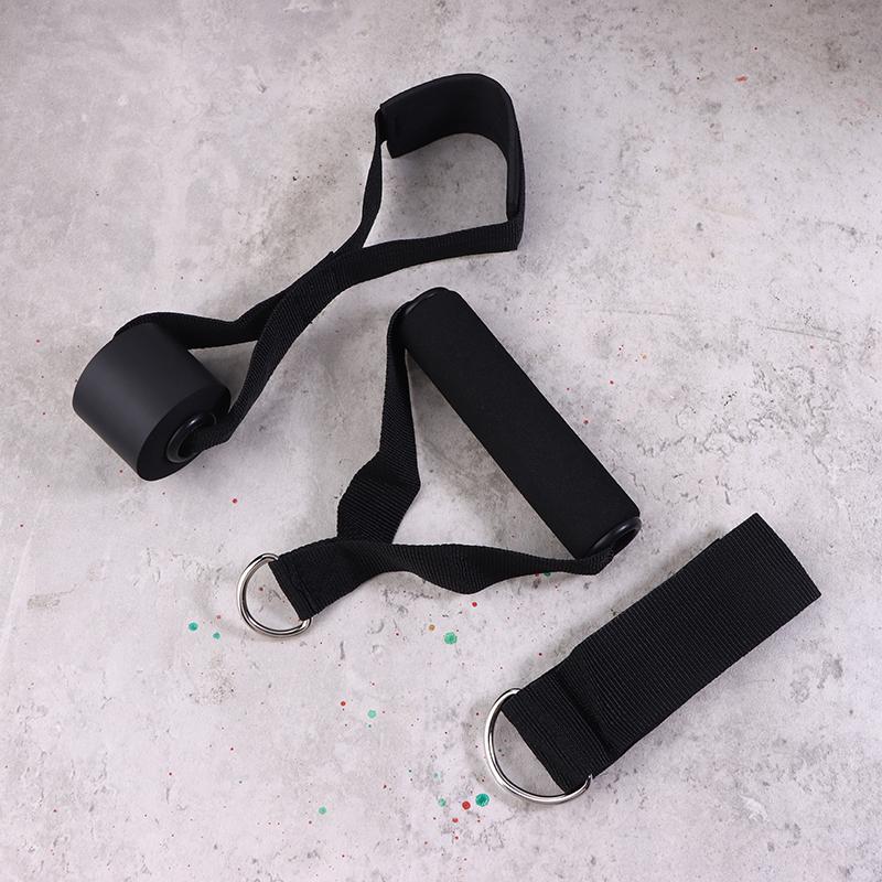 1Set Pull Rope Grip Fitness Accessories Exercise Band Handle Rally Handle For Yoga Hammock Handle Resistance Bands Foam Handle