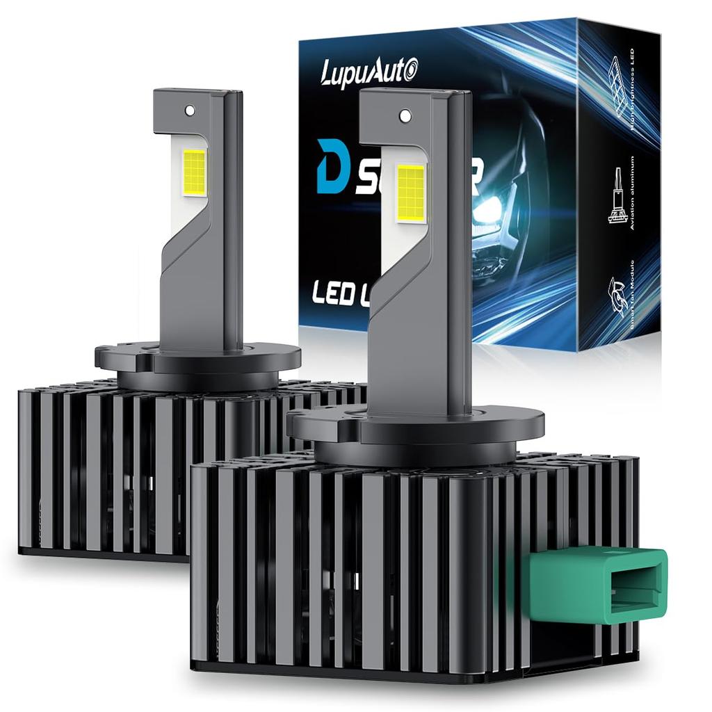 LM Compatible with Imported D3S D3R LED Headlights with Vehicle Inspection Super Converts Factory HIDs To Set of 2 [40,000 Ultra-Bright & Vehicles]