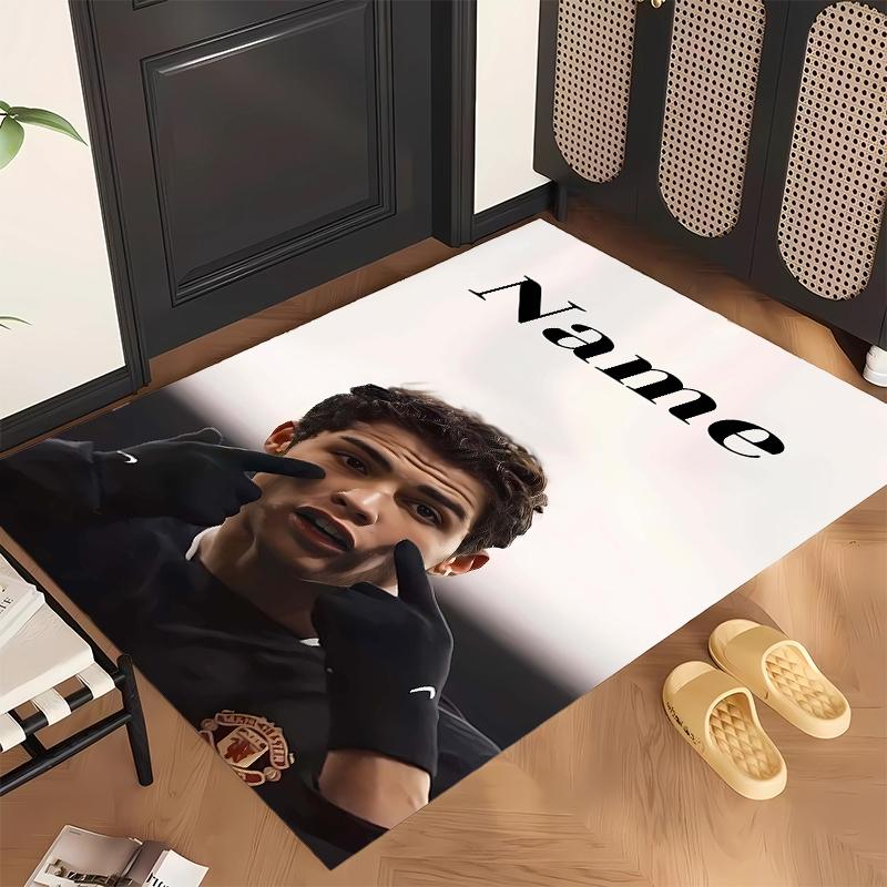 CR7 (37) Personalisierter Name Büro Teppich Stilvolle Dekoration für Wohnzimmer Schlafzimmer Küche