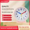 Children's Silent Metal Alarm Clock with Light - Creative Multifunctional Teaching Table Clock
