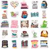 10/50Pcs Reading Book Stickers Inspiring Study Hard Stickers Creative Graffiti Stickers for DIY Luggage Laptop Skateboard Motorcycle Bicycle Stickers