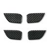 4pcs Carbon Fiber Interior Door Handle Bowl Cover Trim Fit for Honda CR-V CRV 2017 2018