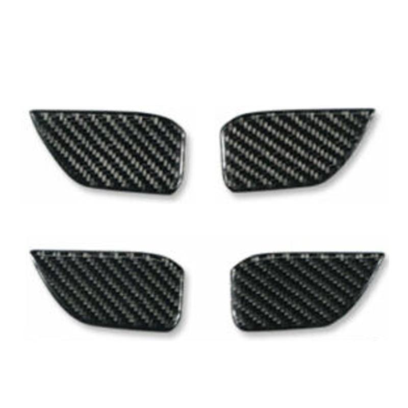4pcs Carbon Fiber Interior Door Handle Bowl Cover Trim Fit for Honda CR-V CRV 2017 2018