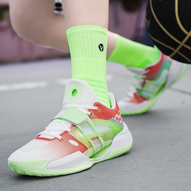 A pair of delivery luminous version of Splash 5 basketball shoes, student wear-resistant actual combat shoes, shock-absorbing sports shoes, couple sh