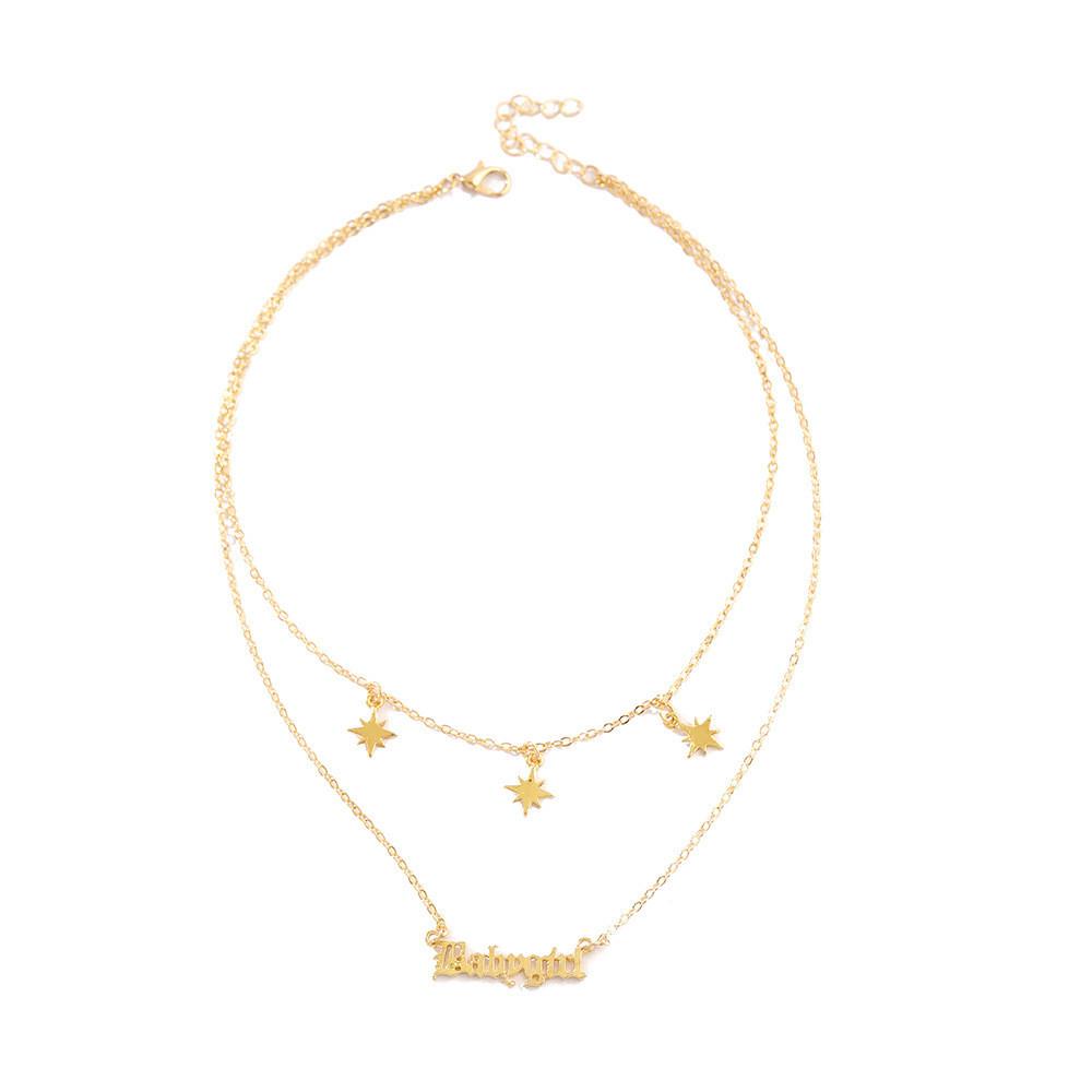 Babygirl Double Beautiful Layered Neck Chain Offering Fashion And Style For Women