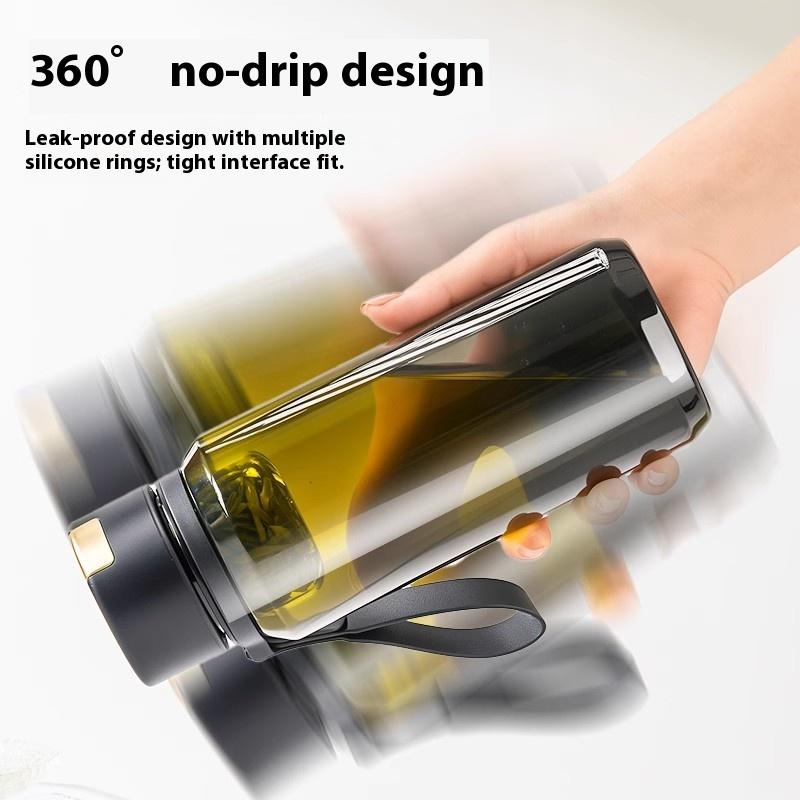 Gianxi Tea Cup Tea Separation Sports Water Bottle High Temperature Resistant Magnetic Absorption Large Capacity Water Cup
