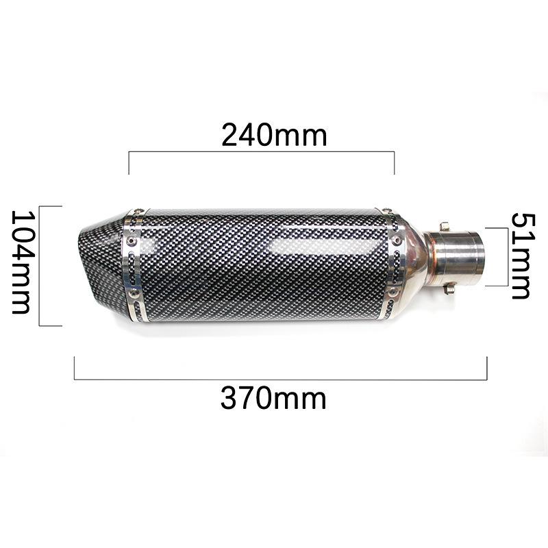 Stainless Steel Modified Exhaust Mid-Pipe for Suzuki GSX250