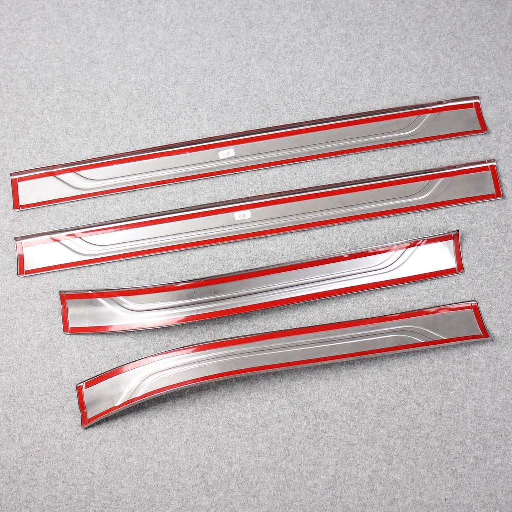 RUIQ Stainless Steel Interior Step Garnish for Honda Civic Designed for Honda Civic 2021 and Later (11th Generation) - Silver,