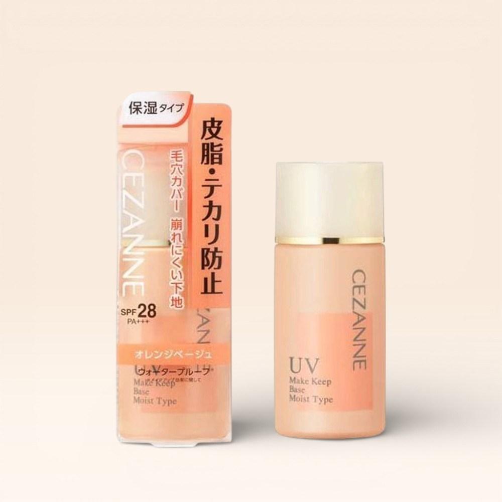 Cézanne Makeup Base Orange Beige 30ml Moisturizing Waterproof, 1 pcs, Orange Beige