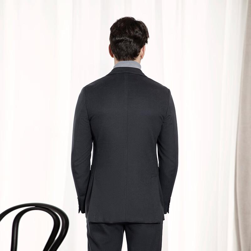 VICUTU Men's Dark Grey Wool Blend Business Suit Collection