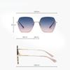 2025 New Polygonal Metal Frame Sunglasses with Fashionable and High-end Feel Sun Protection Travel UV400 Protection Sunglasses