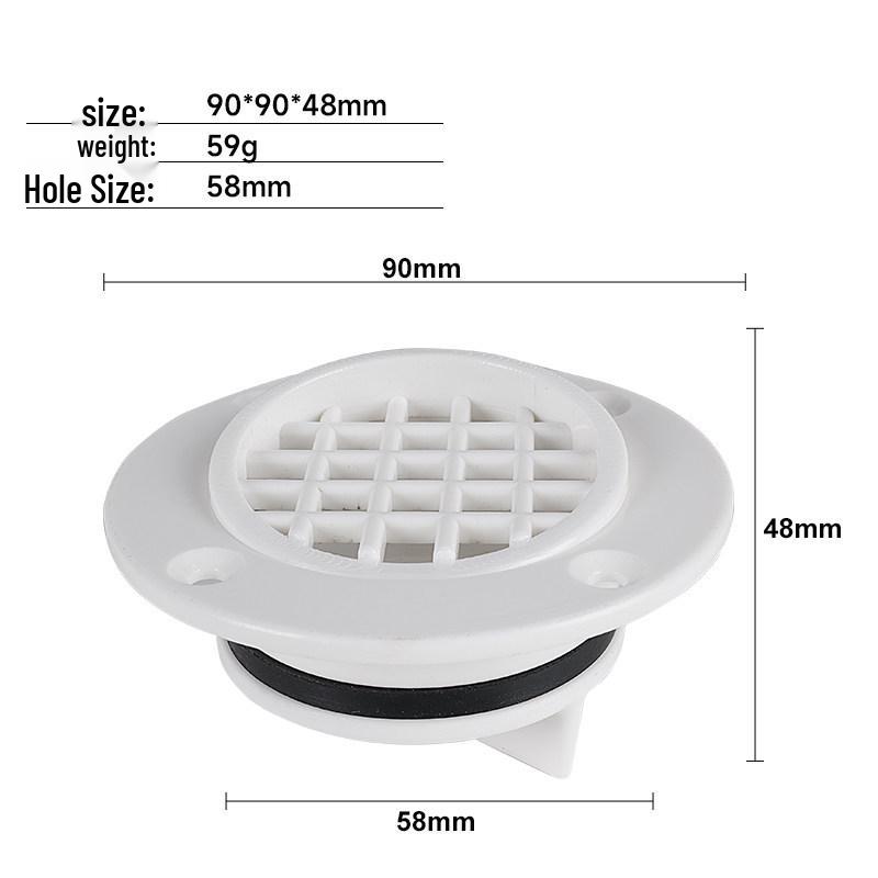 Seitenablaufventil für Yacht und Schnellboot