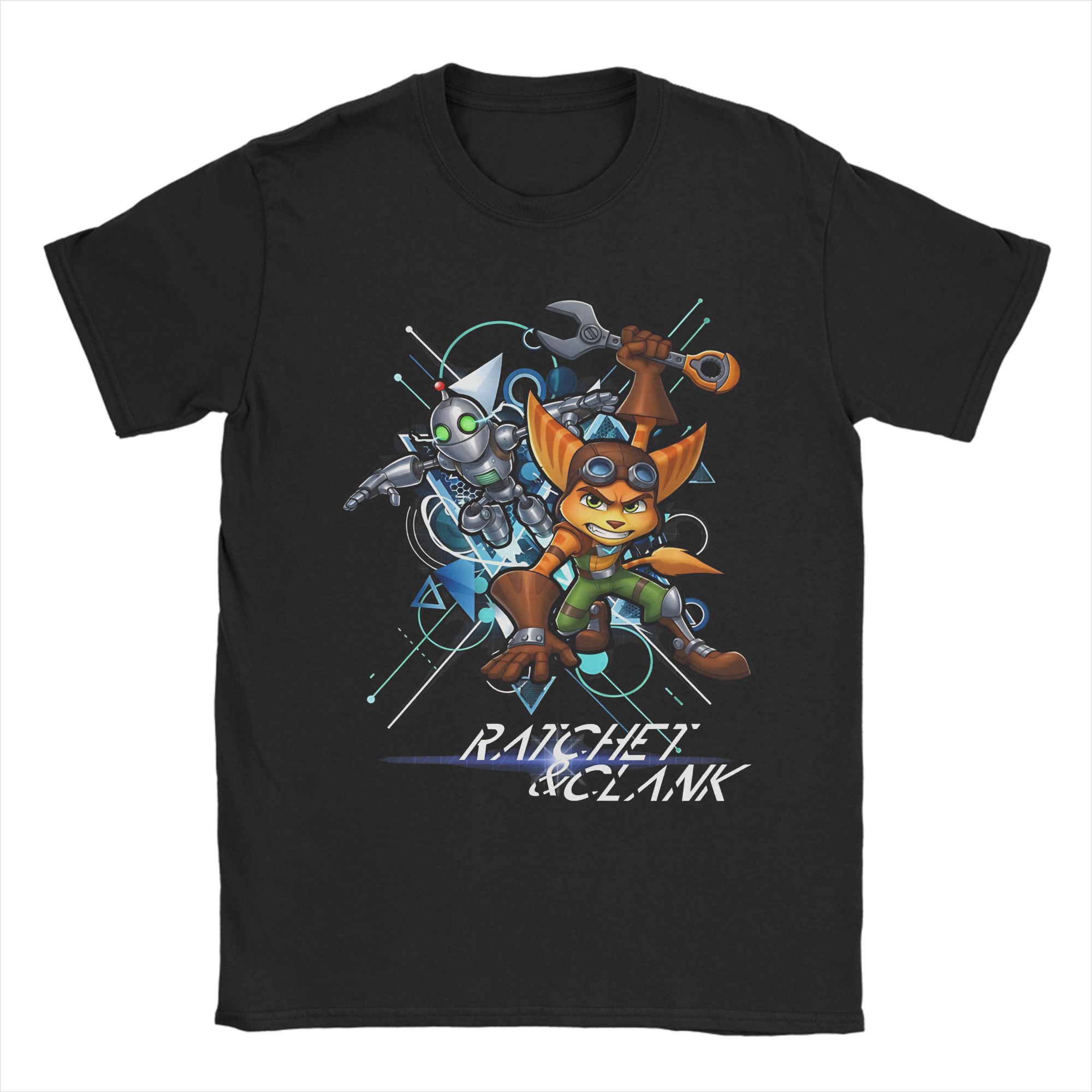 Ratchet and Clank Tee Shirt for Men Women Printed T Shirts  Cotton Clothes S