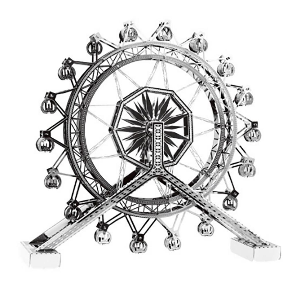 3D Metal DIY Puzzle Model Kit for Adults: Interlocking Educational Toy