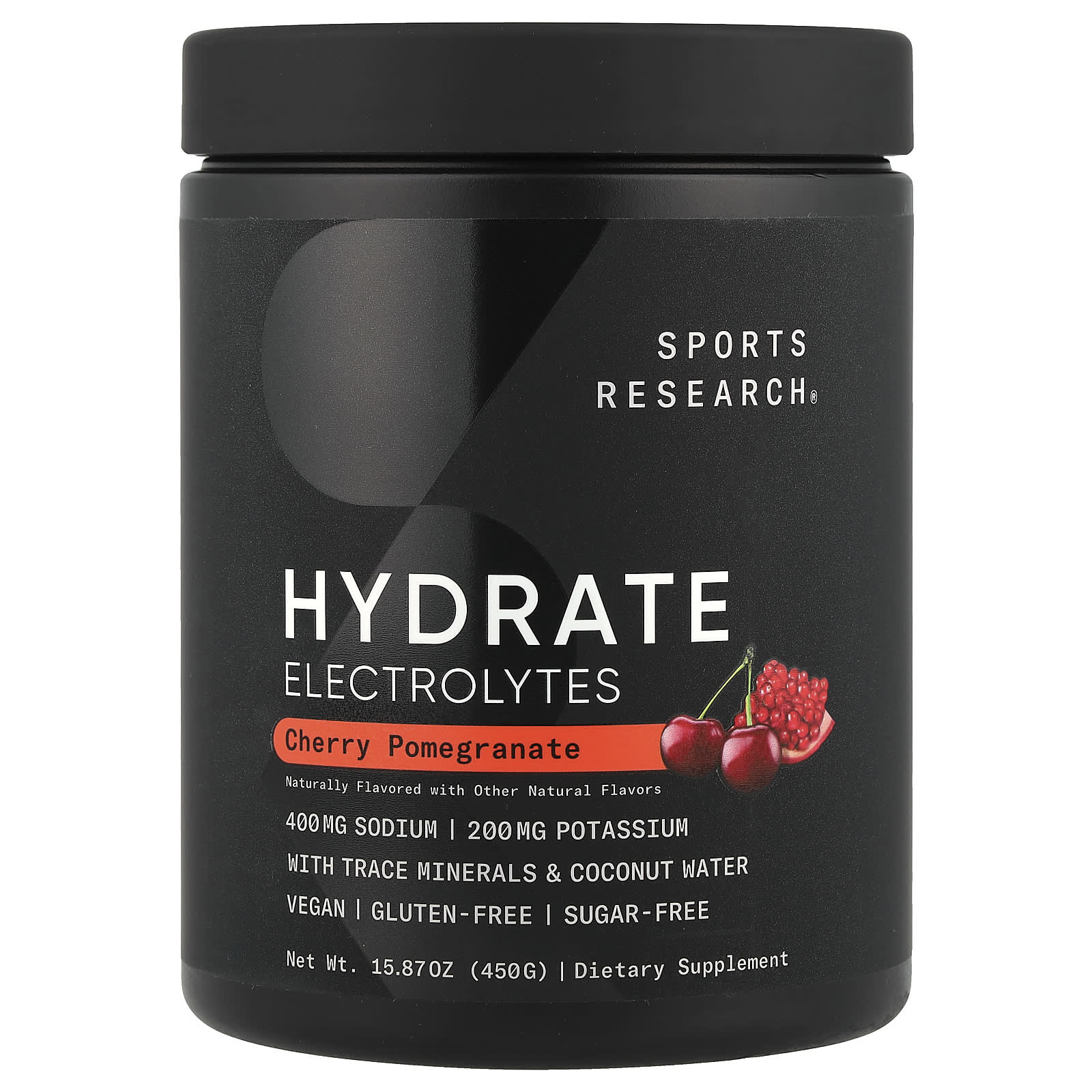 

Hydration, Electrolyte, Cherry Pomegranate, 450G(15.87Oz)
