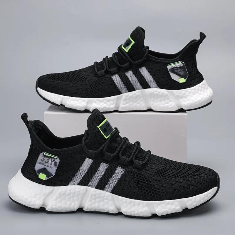 Pánské běžecké boty prodyšné síťované sportovní boty dámské značkové tenisky lehké ležérní tenisové boty luxusní mužské tenisové boty