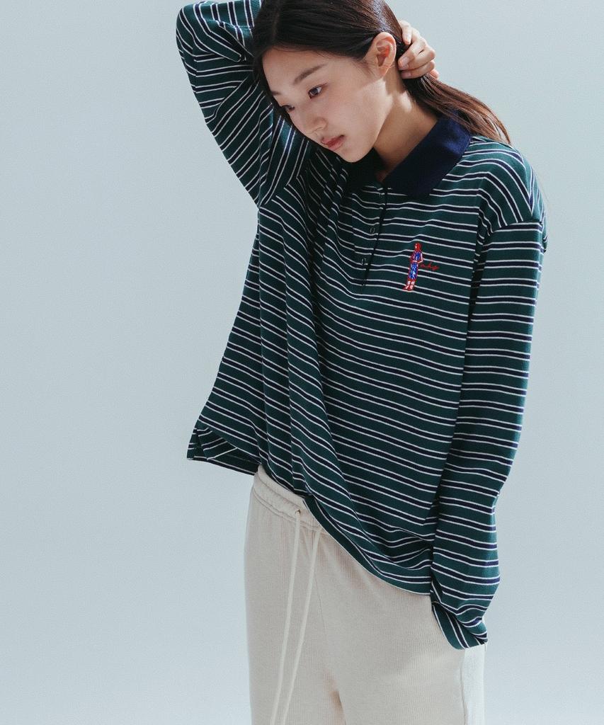ANNEHEARTS Soft Knit Wide Easy Pants_Oatmeal