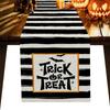 Halloween Linen Table Runner Pumpkin Orange Tablecloth Tablecloth Table Party Placemat Holiday Decoration Autumn Festival