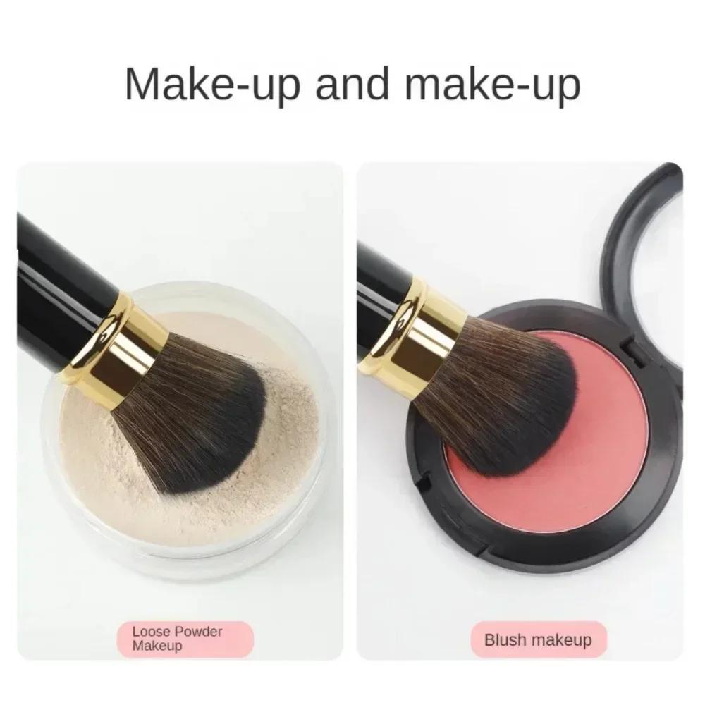1 Pc Portable Retractable Makeup Brushes Powder Foundation Blending Blush Brush Make Up Cosmetics Brushes Female Makeup Tools