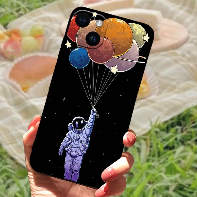 Cute Animal Phone Case For iPhone 15 Plus Soft Silicone TPU Shockproof Back Cover For iPhone 15 Pro Max 15Pro Protection Cases