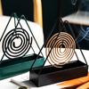 Triangular Shape Iron Mosquito Coil Holder Portable Triangle Coil Tray Mosquito Incense Rack  Patio