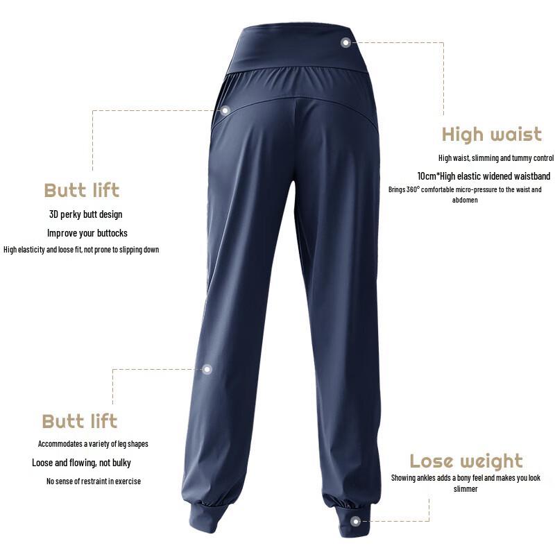 KAIQIAN Women s Loose-Fit High-Waist Sports Pants XL