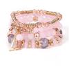 Bohemian bracelet creative tassel multi-layer beaded bracelet