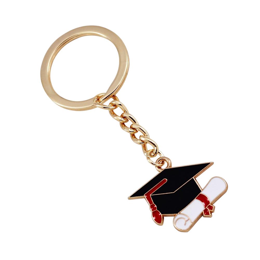 2025 Graduation Cap KeyChain Graduation Inspirational Key Ring Graduation Party Favors for College Seniors Grad Accessories